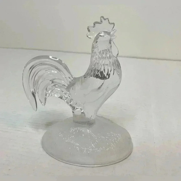 🔻Vintage🔻 Rooster Figurine, Cristal  D’Arques, 7’´ 🐔 - Picture 1 of 6